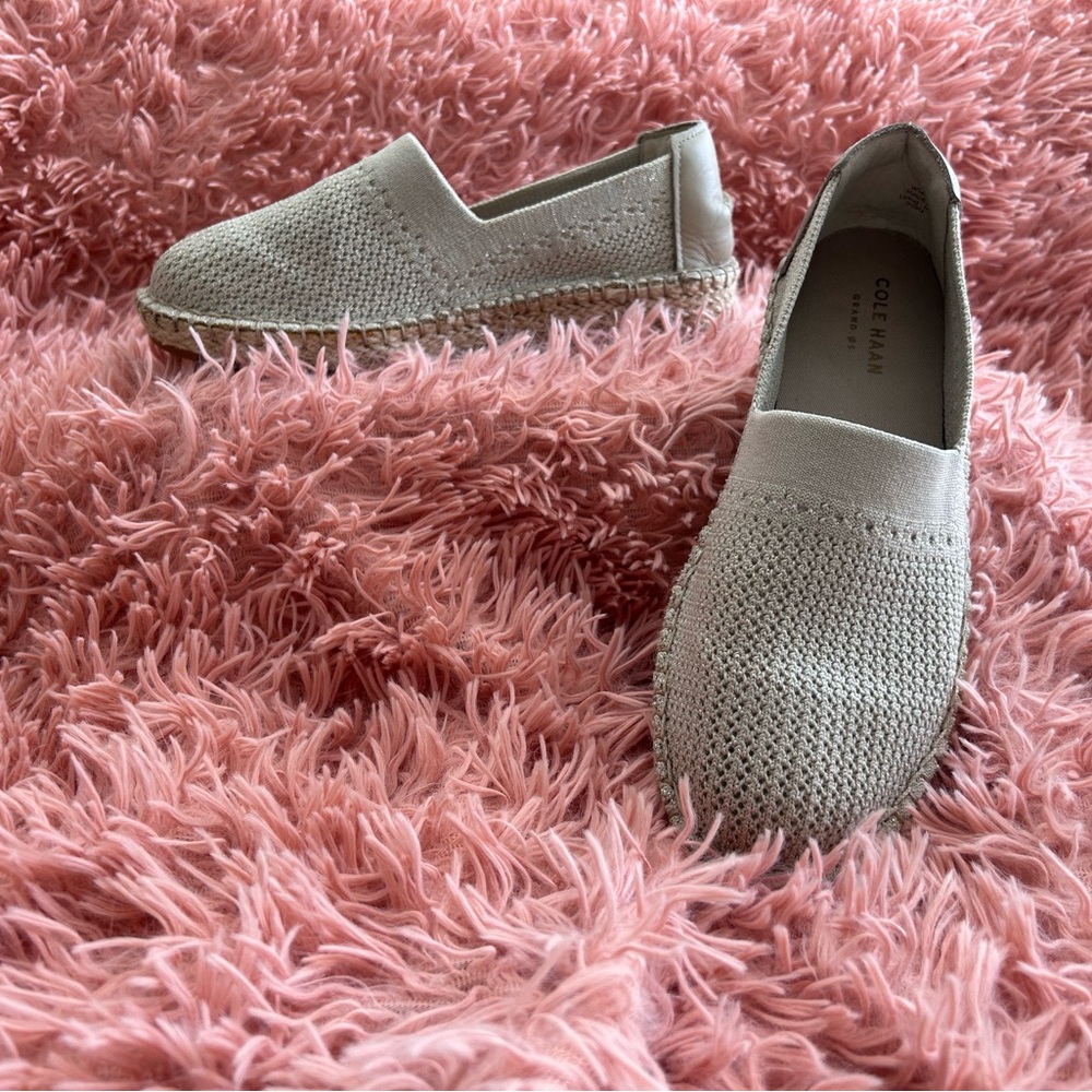 Cole Haan cloudfeel espadrille slip on loafers size 7B